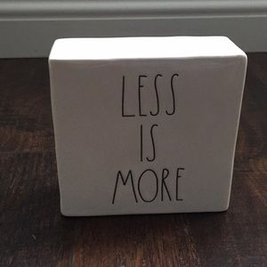 Rae Dunn paper weight or book end